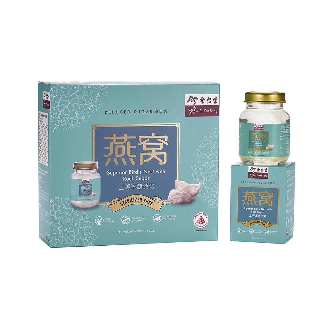 Eu Yan Sang Superior Bird's Nest Reduced Sugar 70g x 6s