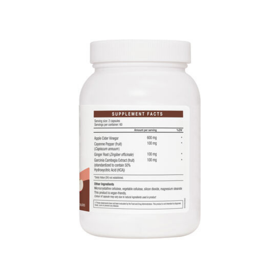 LAC Apple Cider Vinegar Digestive Support 120 Capsules