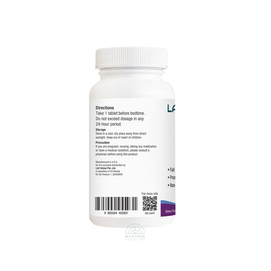 LAC Melatonin Sleep Support 5mg x 60 Capsules LAC Melatonin Sleep Support 5mg x 60 Capsules