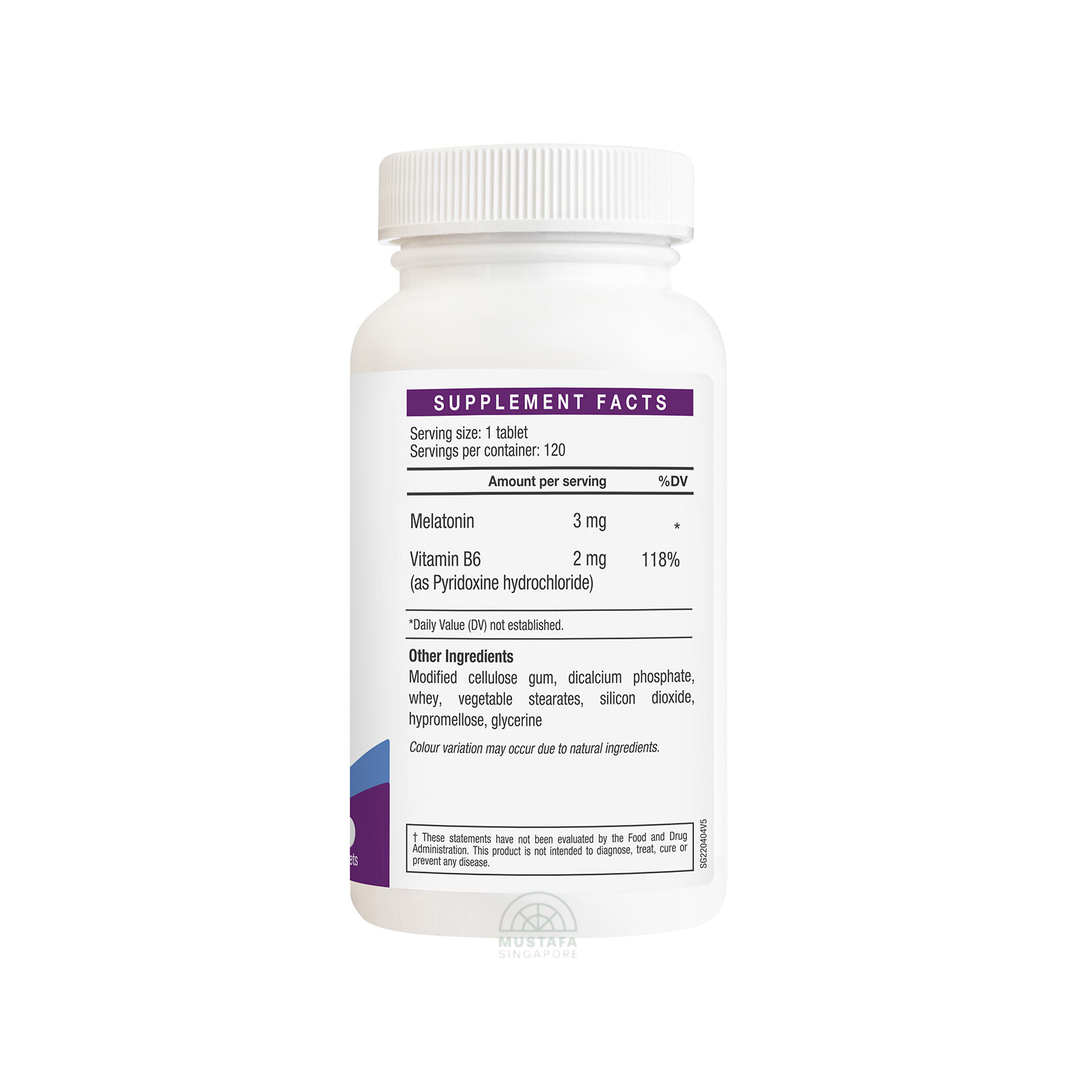 LAC Melatonin Sleep Support 3mg x 120 Capsules