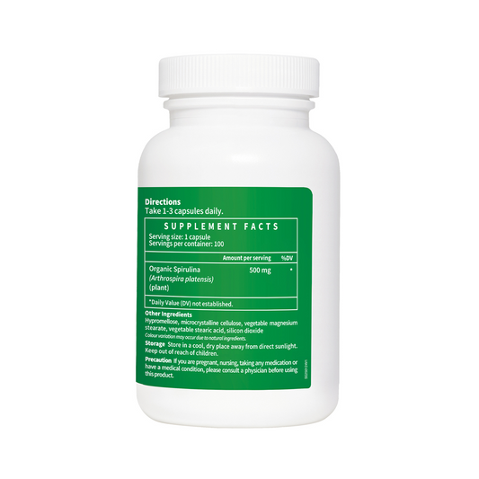 LAC Organic Spirulina Superfood Support 500mg x 100 Tablets LAC Organic Spirulina Superfood Support 500mg x 100 Tablets