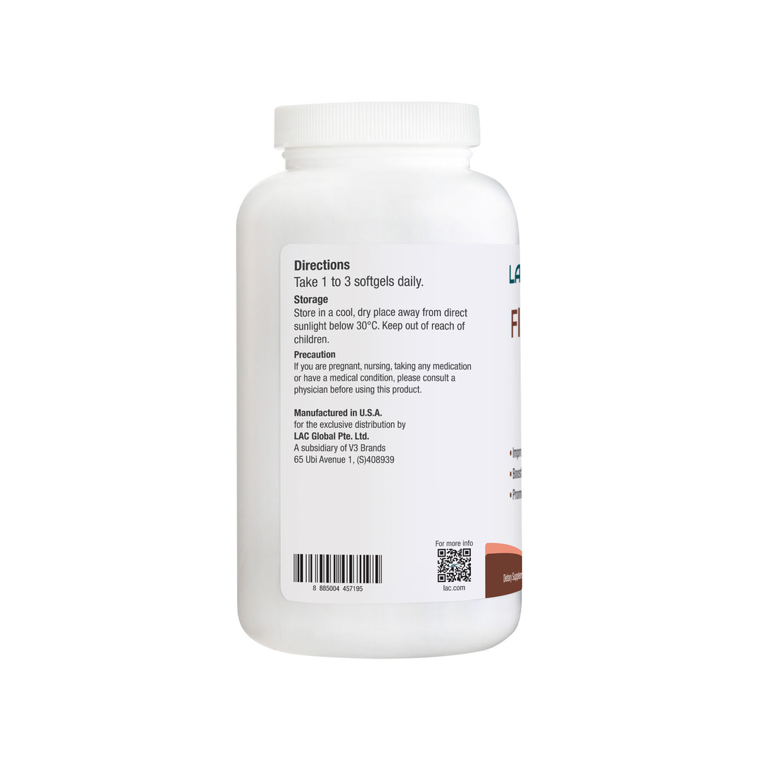 LAC Flax Seed Oil Omega Support 1000mg x 180 Capsules