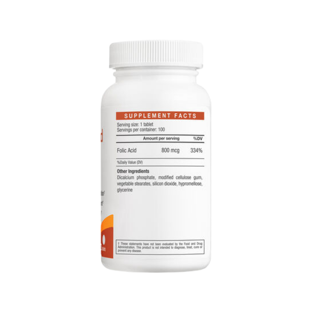 LAC Folic Acid Prenatal Support 800mcg x 100 Tablets