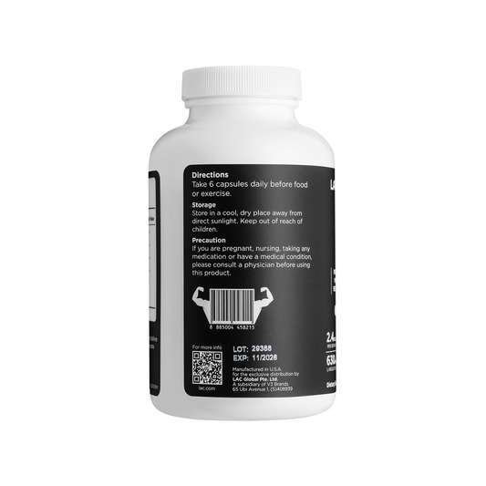 LAC Branched Chain Amino Acids Muscle Recovery 1800mg x 240 Capsules LAC Branched Chain Amino Acids Muscle Recovery 1800mg x 240 Capsules
