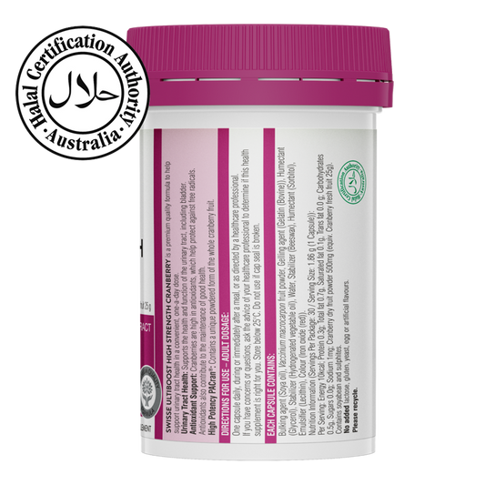 Swisse Ultiboost High Strength Cranberry 110 Caps