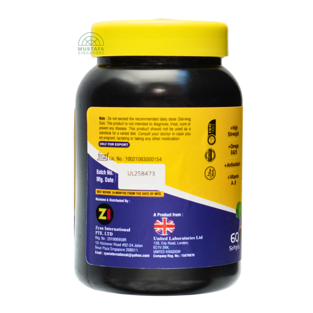 Dr Tahir Sacha Inchi Oil with Blackseed 60 capsules