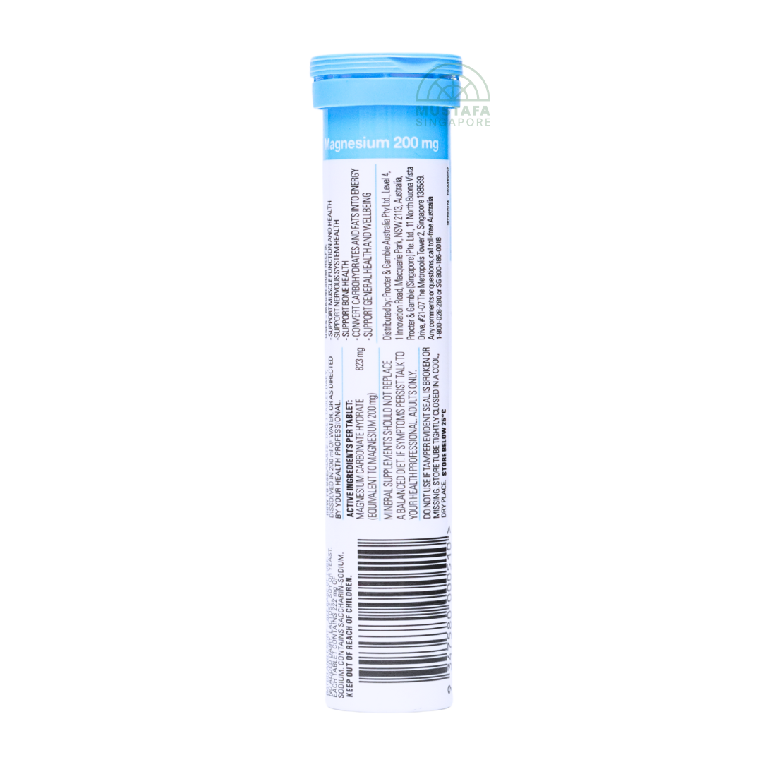 Voost Magnesium MG 20 Effervescent Tablets 200mg