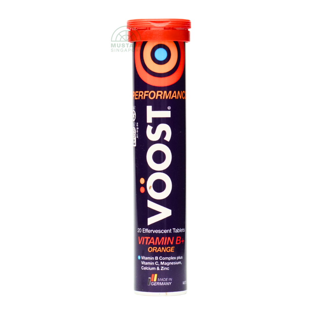 Voost Vitamin B+ Orange Performance 20 Effervescent Tablets