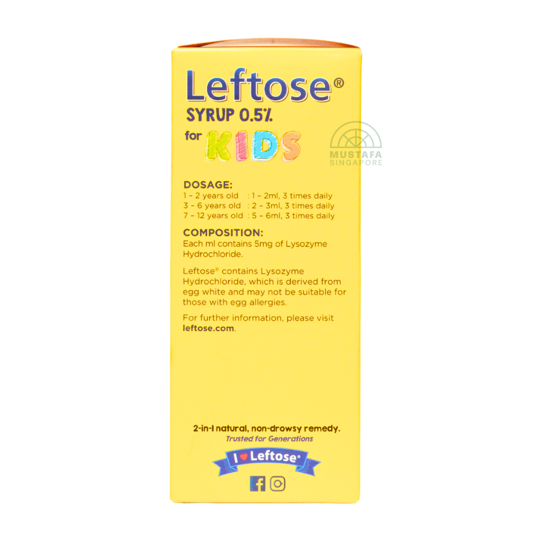 Leftose Kids Syrup 100ml