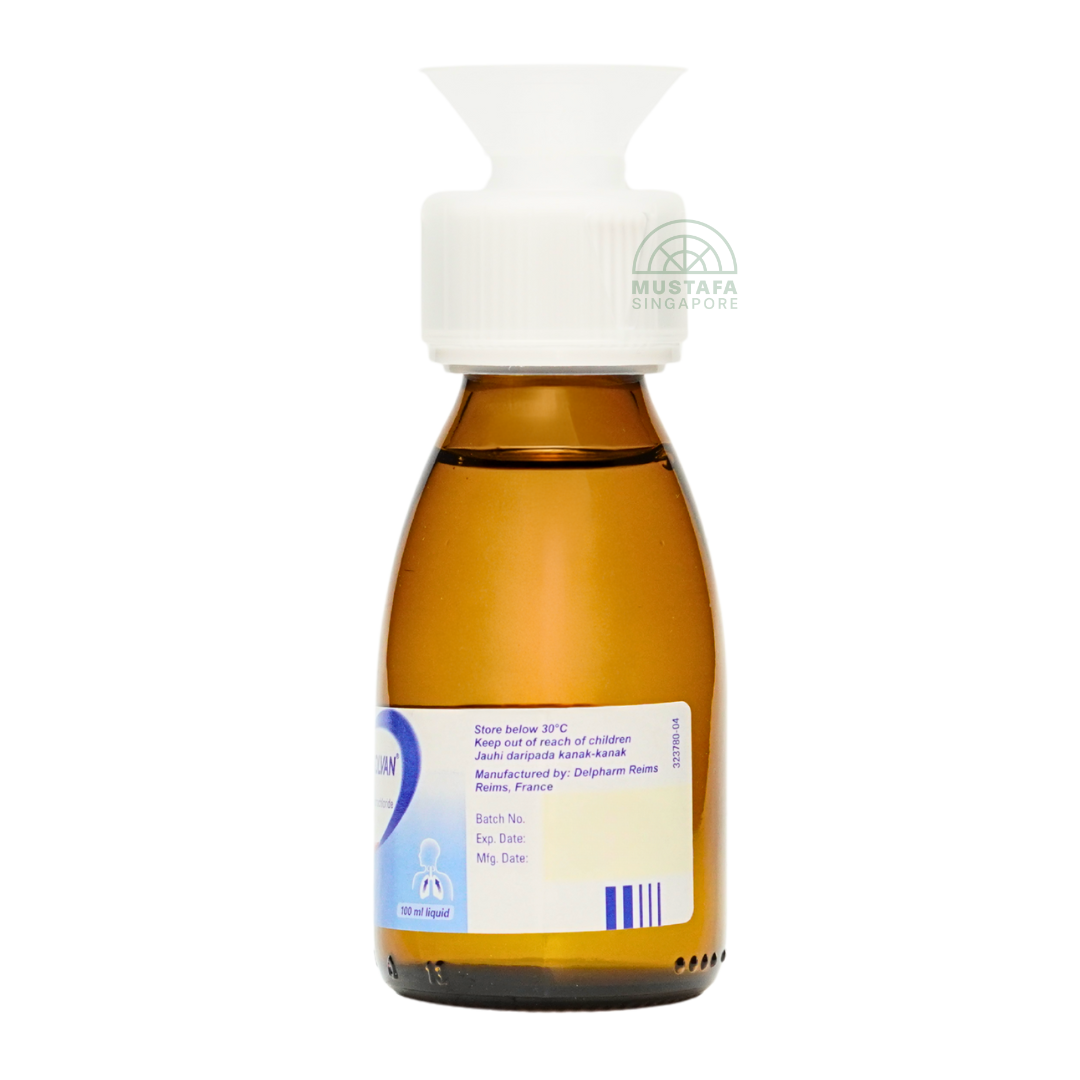 Mucosolvan Liquid Strawberry Flavour Ambroxol Hydrochloride 100ml