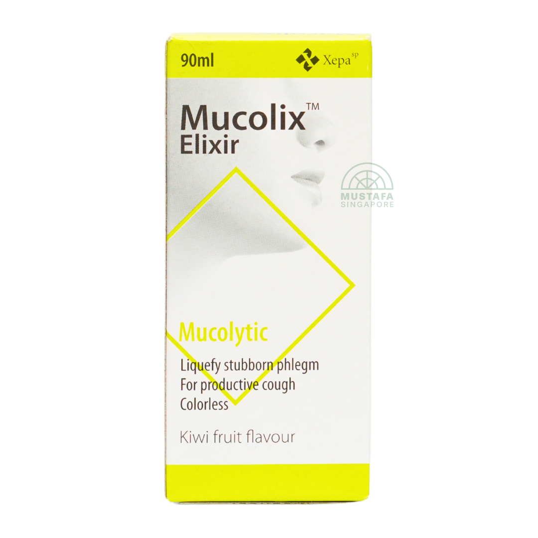 Mucolix Elixir Kiwi Flavour 90ml