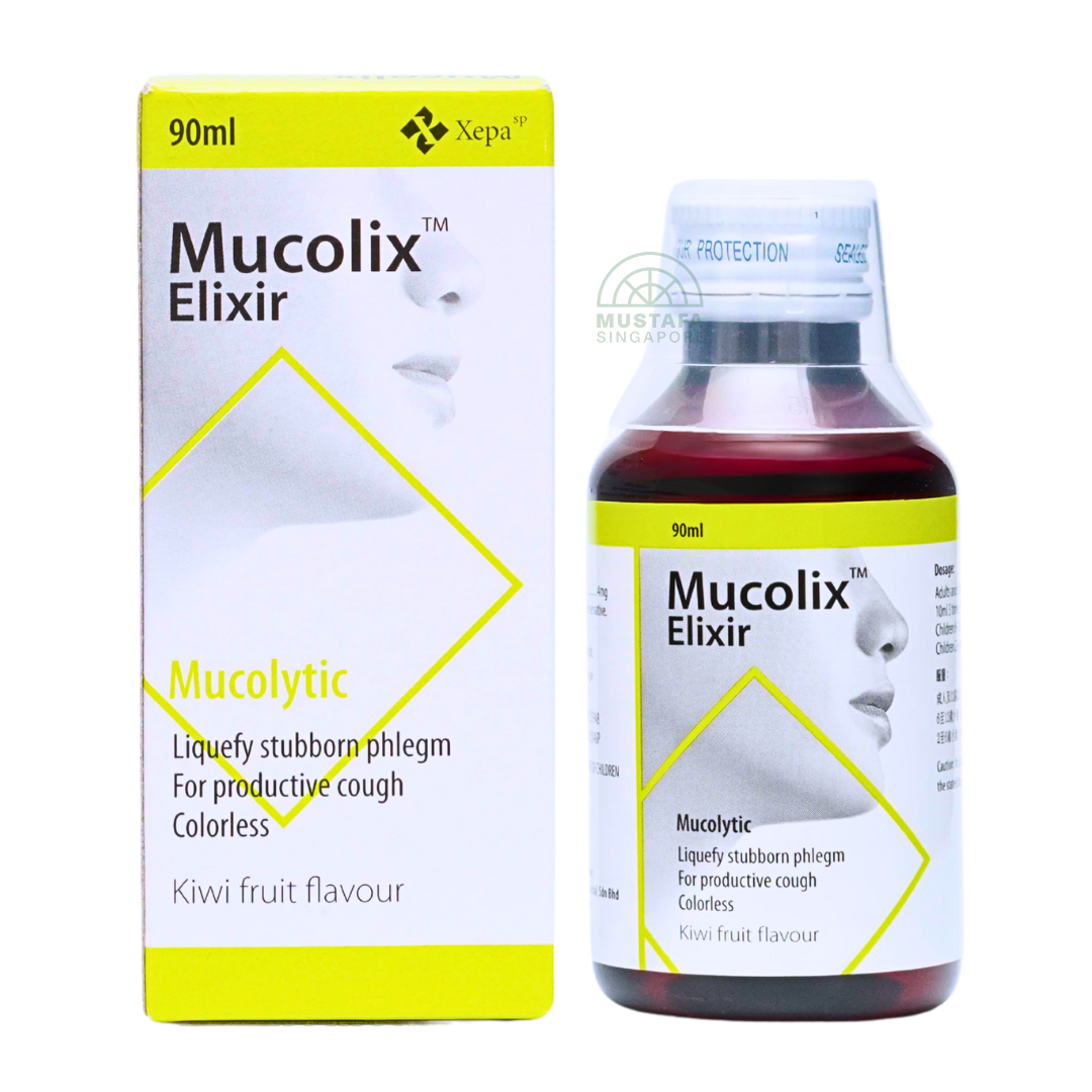 Mucolix Elixir Kiwi Flavour 90ml