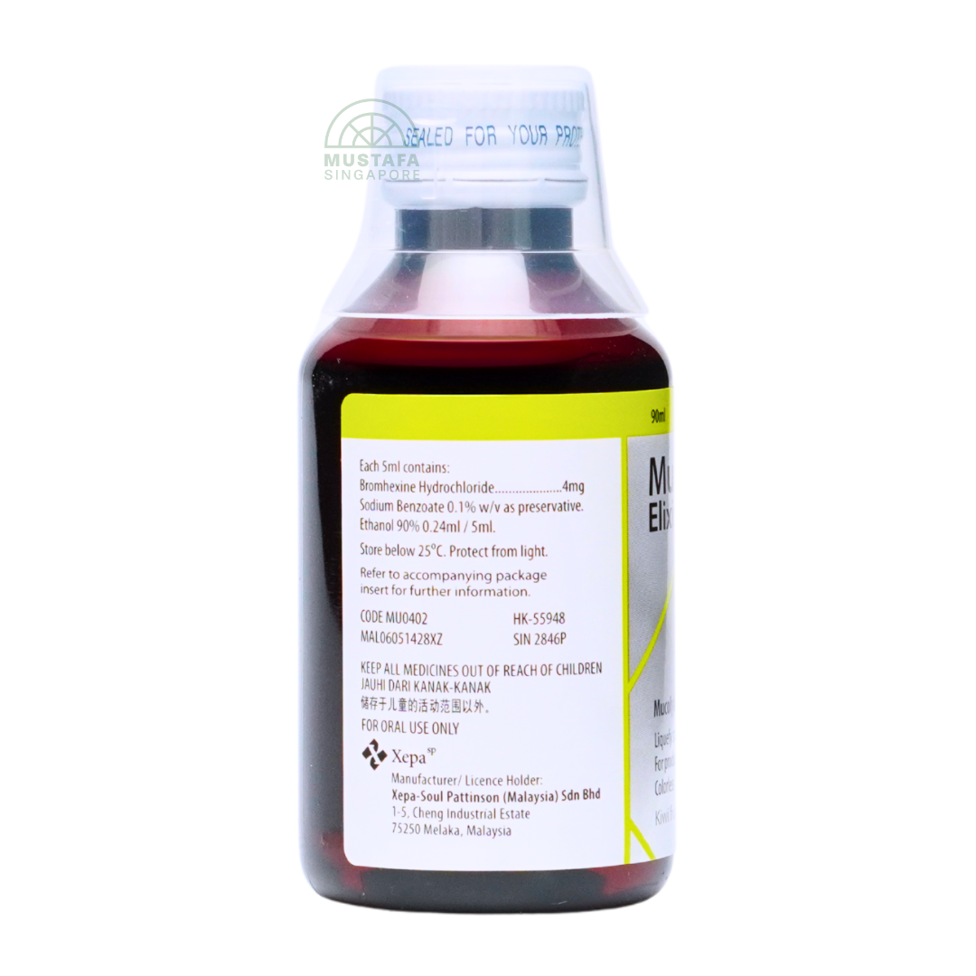 Mucolix Elixir Kiwi Flavour 90ml