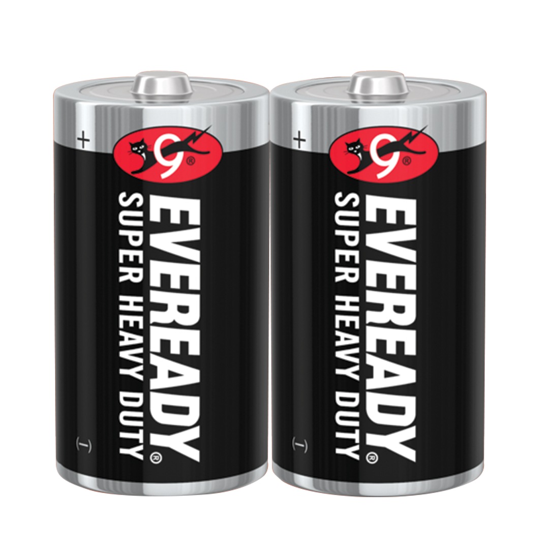Eveready C Batteries Black x 2