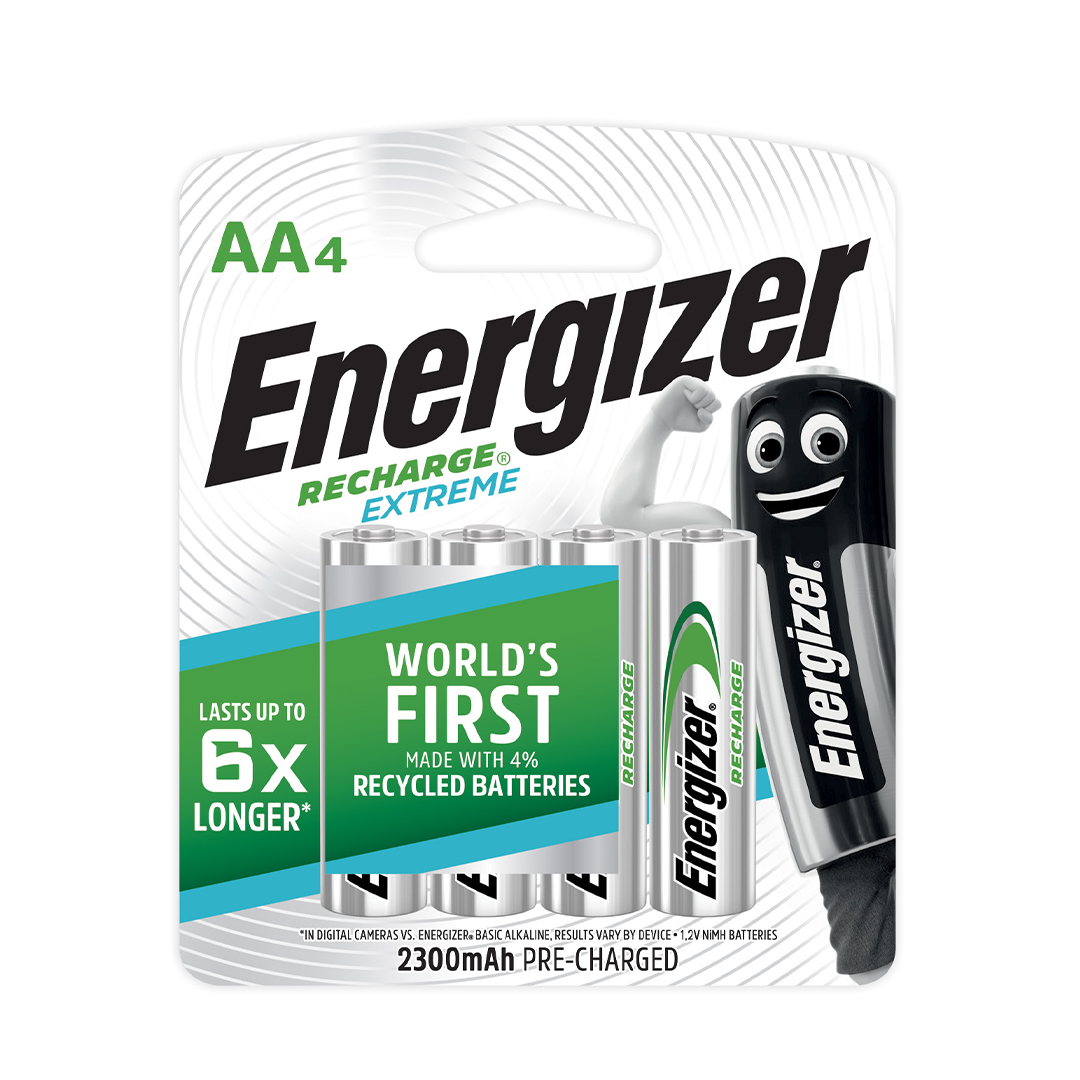 Energizer Rechargeable AA Batteries 2300mAh x 4