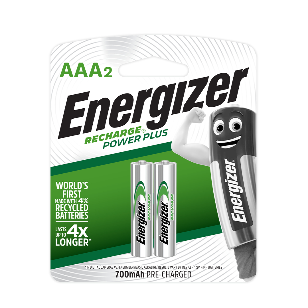 Energizer Rechargeable AAA Batteries 700mAh x 2