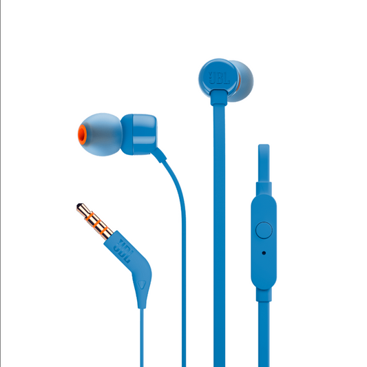 JBL Tune 110 In Ear Headphones (Blue) JBL Tune 110 In Ear Headphones (Blue)