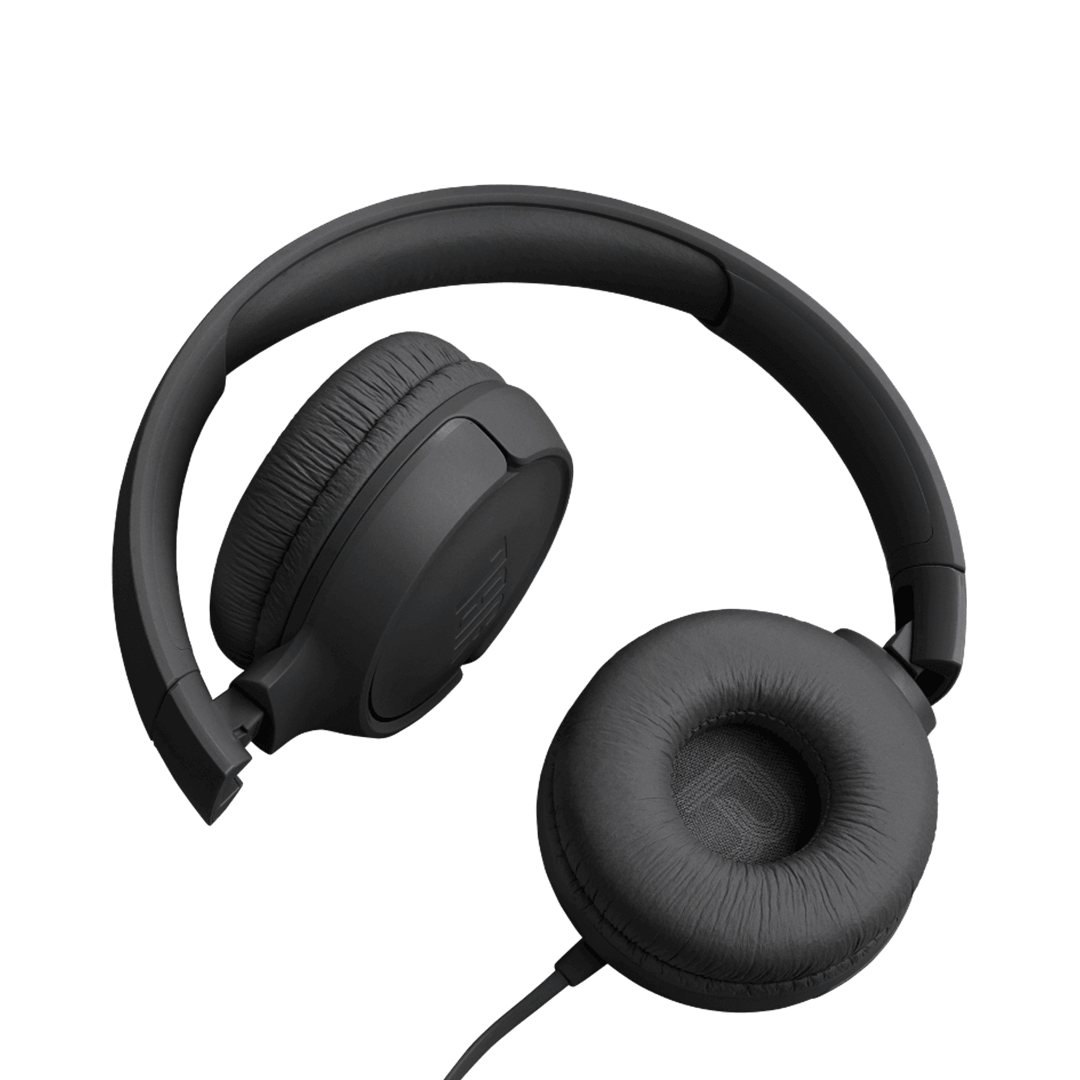 JBL Tune 520C Wired Over Ear Headphones (Black)