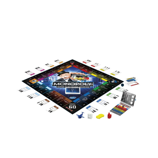 Hasbro Gaming Monopoly Super Electronic Banking Hasbro Gaming Monopoly Super Electronic Banking