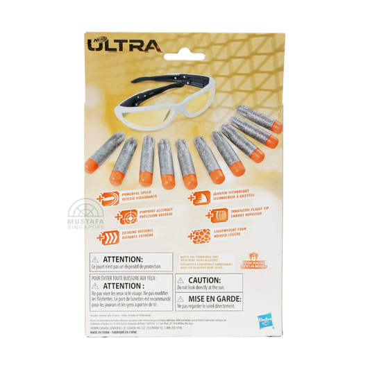 Nerf Ultra Stegosmash with Vision Gear Avec Lunettes 10x Nerf Ultra Darts