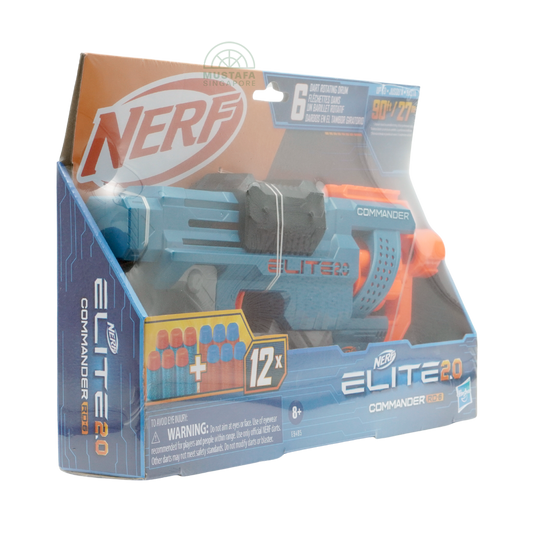 Nerf Elite 2.0 Commander RD-6 Blaster 12x Darts