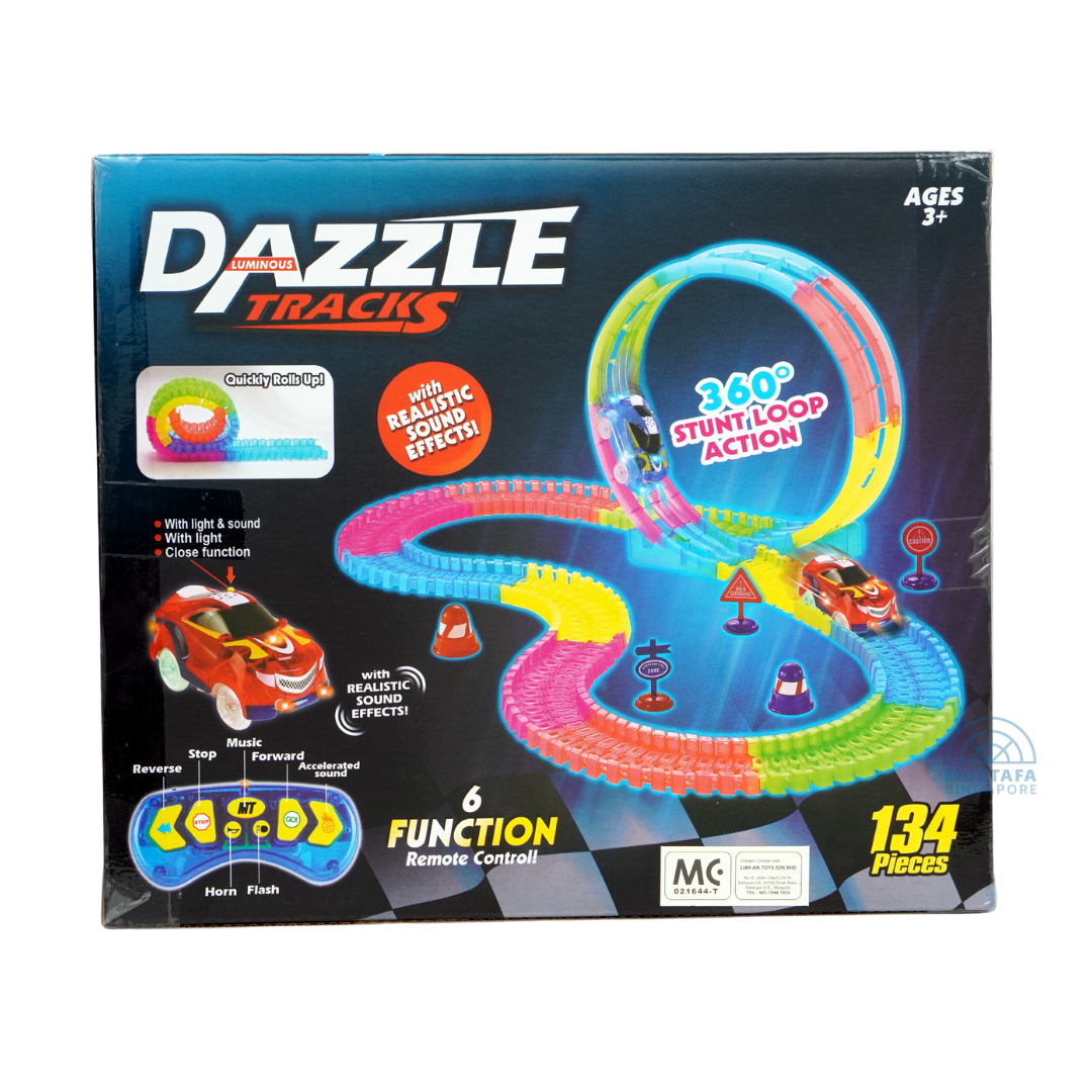 Leeta Luminous Dazzle Tracks Glow in the Dark 134 pieces