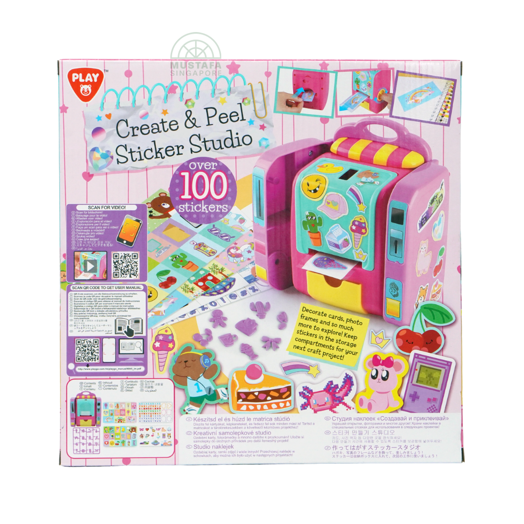 Play Create & Peel Sticker Studio 100 Stickers