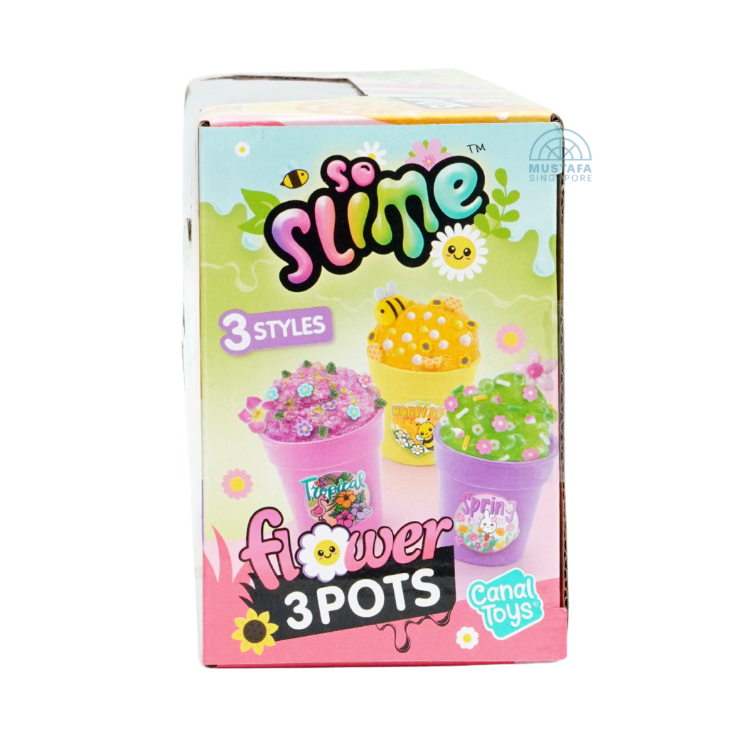 Canal Toys Flower 3 Pots Scented Slime