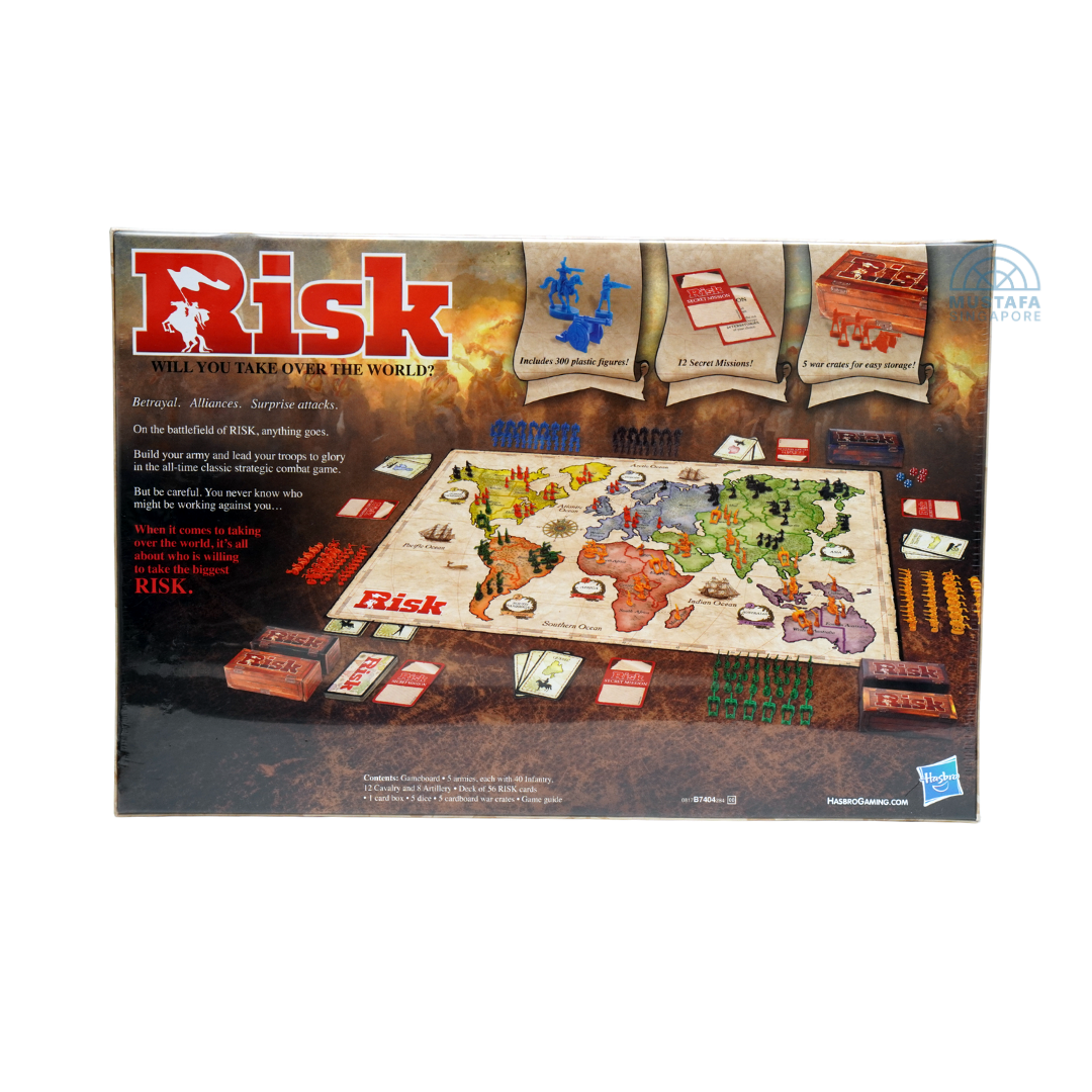 Hasbro Gaming Risk The Game of Strategic Conquest