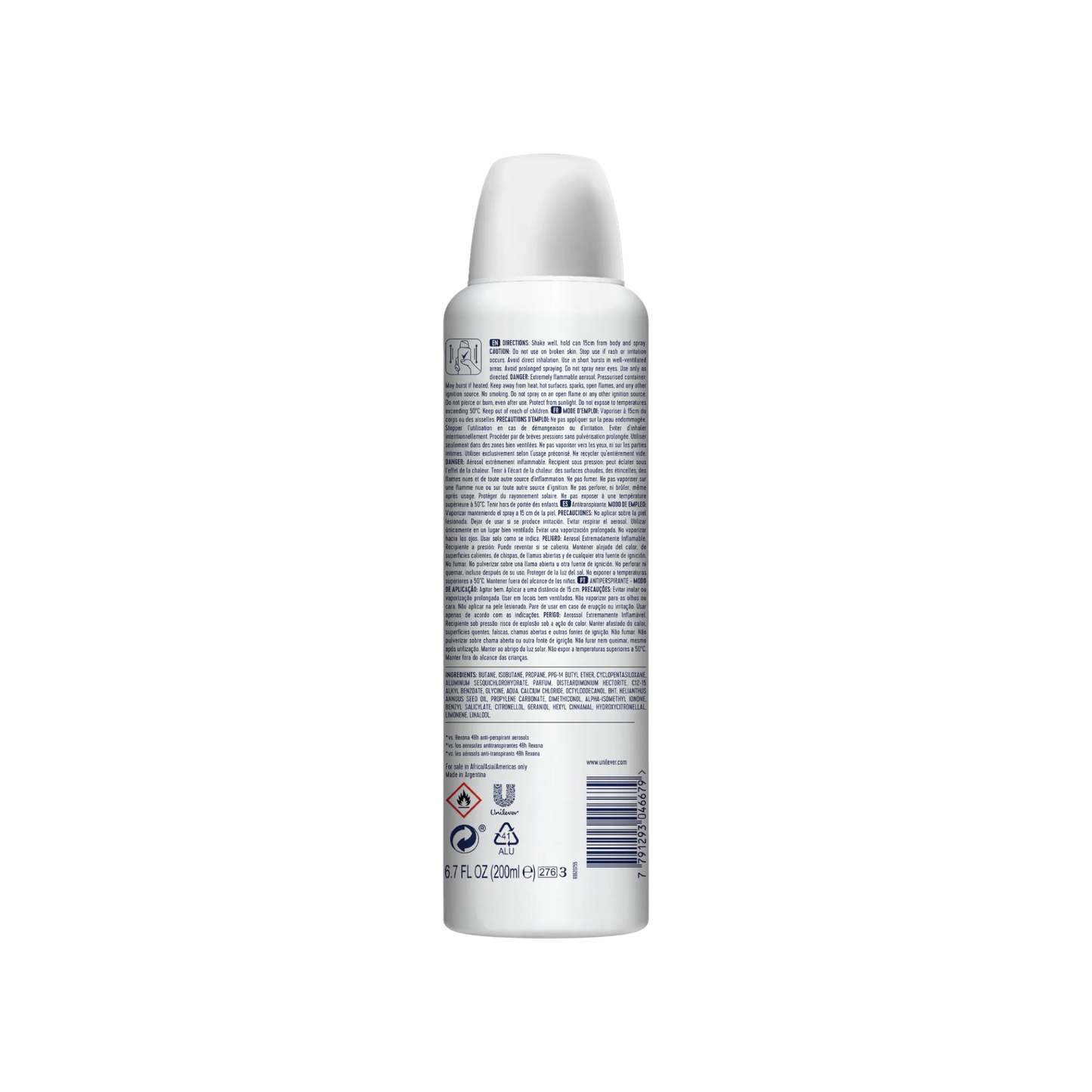 Rexona Women Deodorant Spray Advanced Protection Invisible 200ml