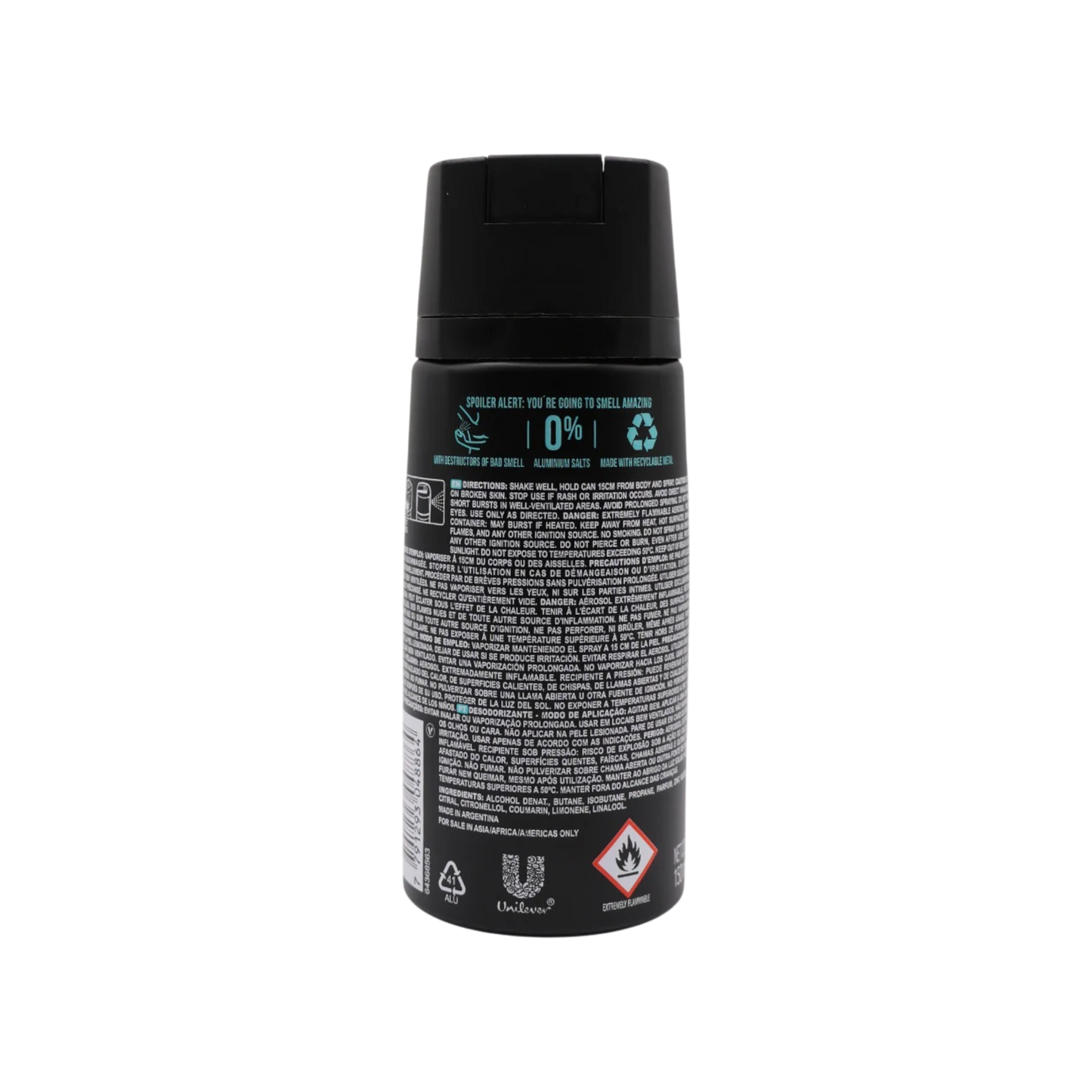 Axe 48h Non Stop Fresh with Odour Protection Apollo Deodorant Body Spray Citrus & Cedarwood 150ml