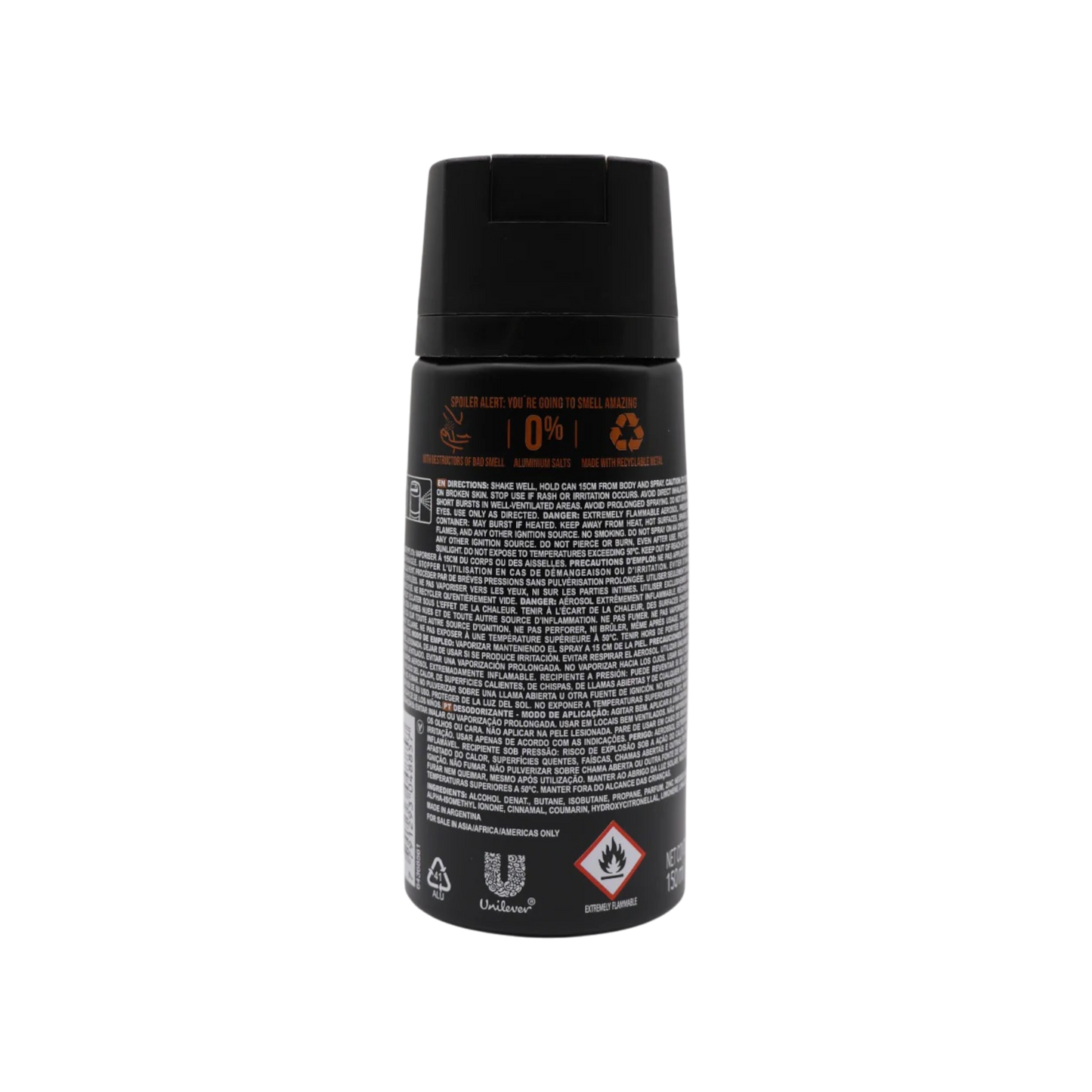 Axe 48h Non Stop Fresh with Odour Protection Deodorant Body Spray Leather & Cookies 150ml