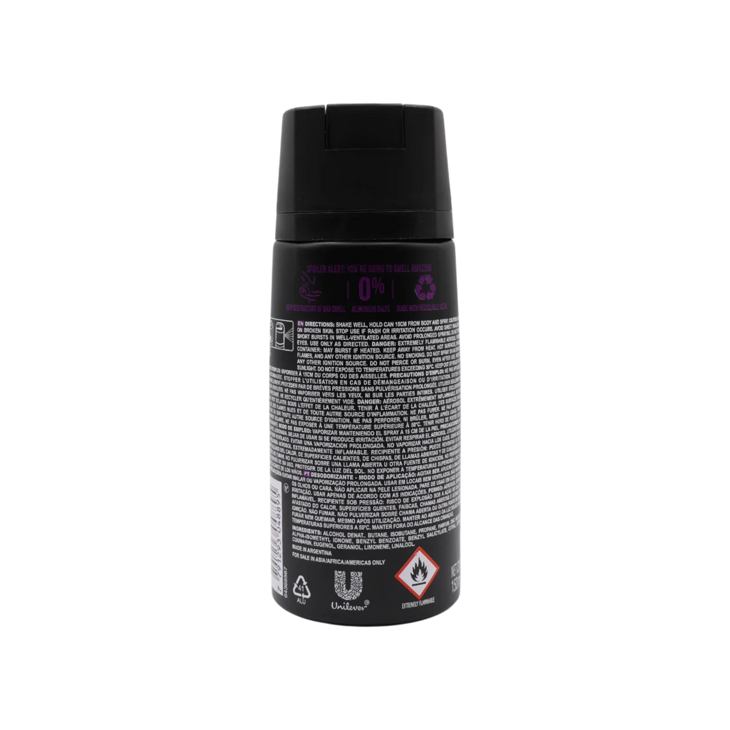 Axe 48h Non Stop Fresh with Odour Protection Marine Deodorant Body Spray Fresh Ocean & Lime 150ml