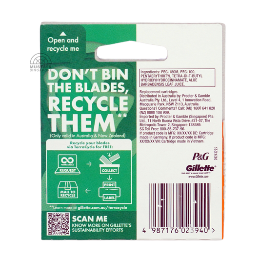 Gillette Fusion5 Power (Razor Blade Refill 4s)