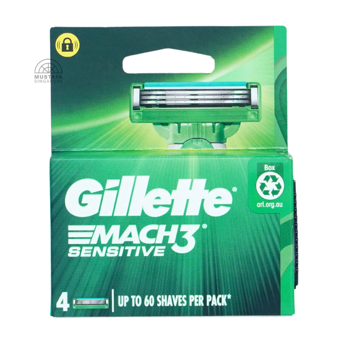 Gillette Mach 3 Sensitive (Razor Blade Refill 8s)