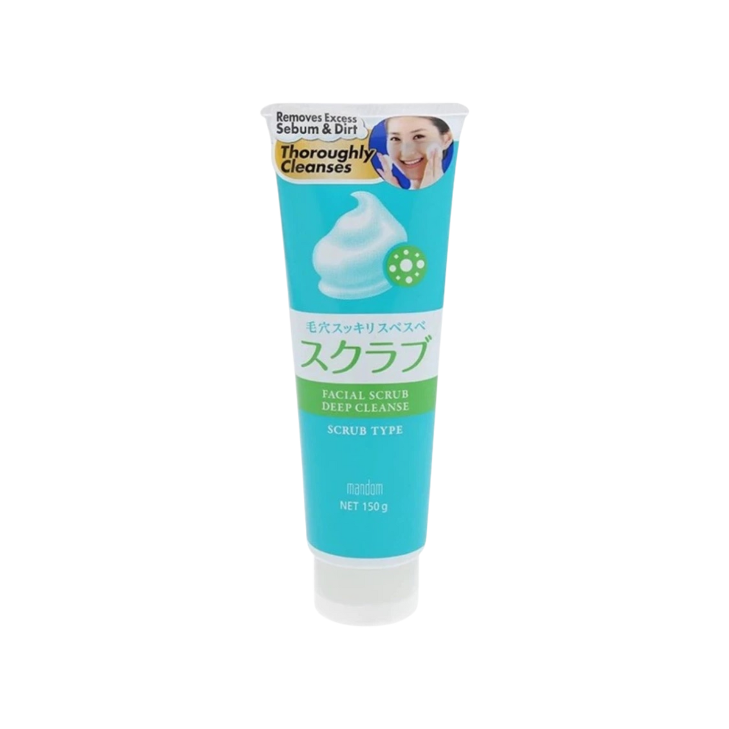 Mandom Facial Scrub 150g