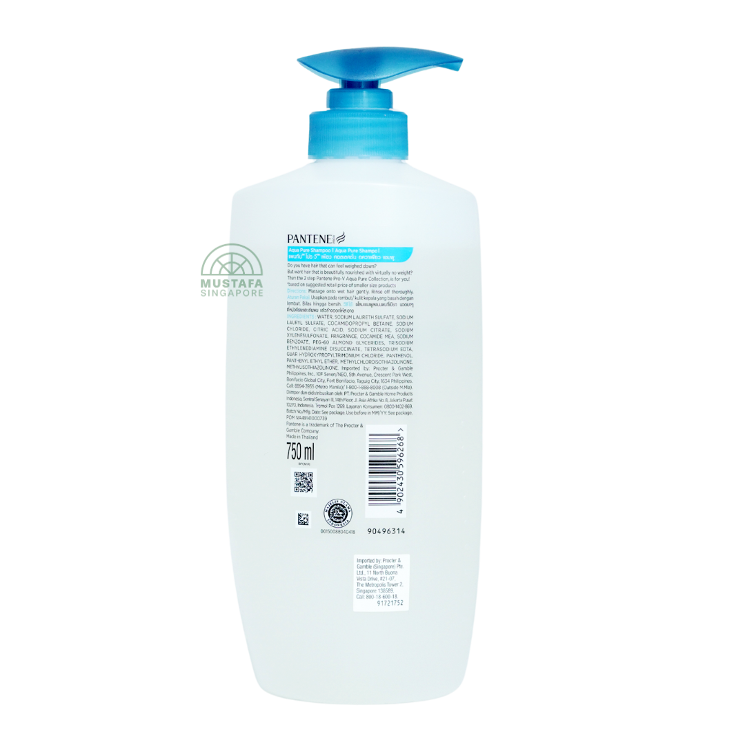 Pantene Shampoo Aqua Pure 750ml