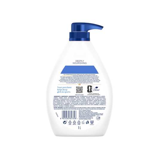 Dove FIFA Deeply Nourishing Body Wash 1L