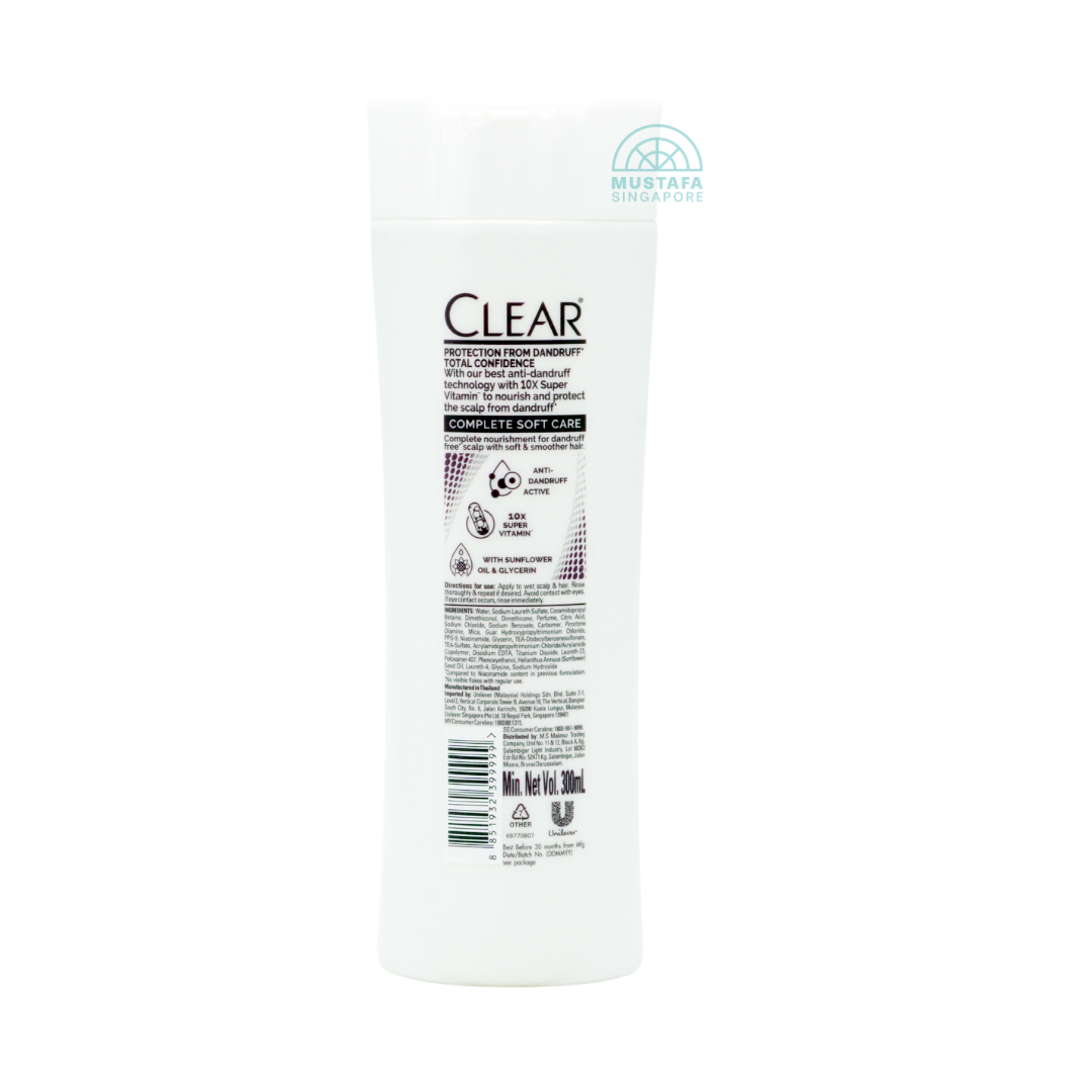 Clear Shampoo Complete Soft Care 300ml