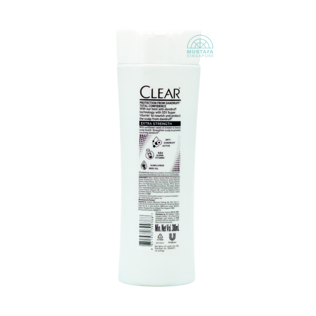 Clear Shampoo Extra Strength 300ml