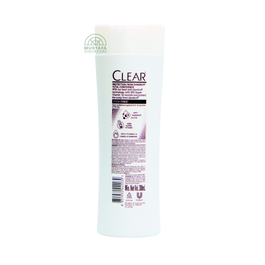Clear Shampoo Itch Free 300ml Clear Shampoo Itch Free 300ml