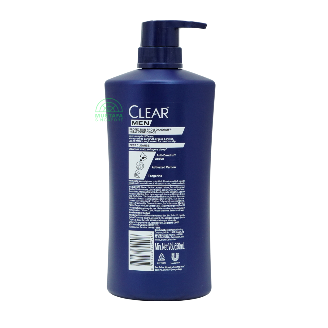 Clear Men Shampoo Deep Cleanse 650ml