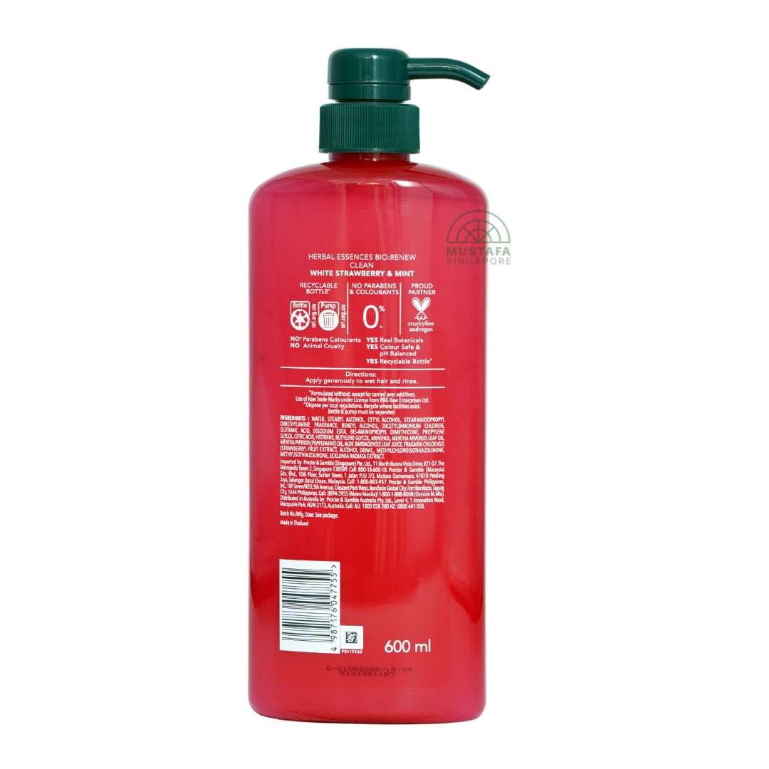 Herbal Essence Conditioner CLEAN White Strawberry 600ml