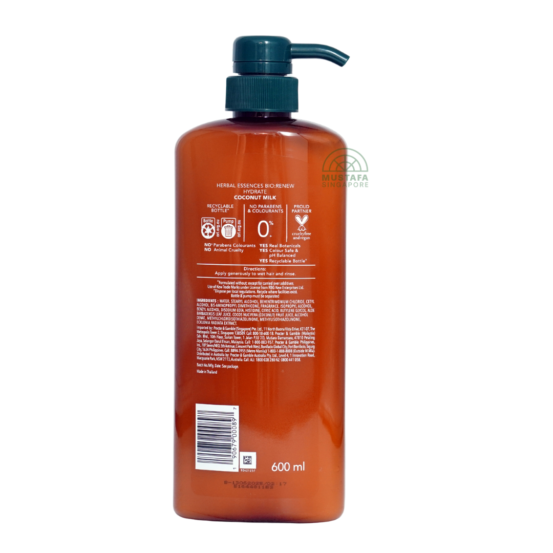 Herbal Essence Conditioner HYDRATE Coconut Milk 600ml