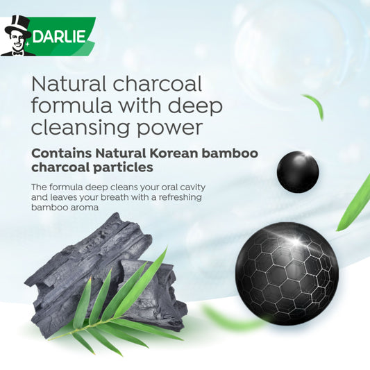 Darlie All Shiny White Whitening Toothpaste Charcoal Clean 140g Darlie All Shiny White Whitening Toothpaste Charcoal Clean 140g