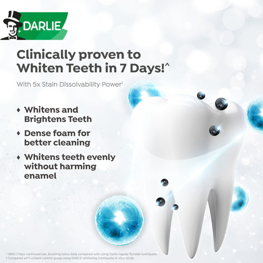 Darlie All Shiny White Supreme Enzyme Fresh Mint Toothpaste 120g Darlie All Shiny White Supreme Enzyme Fresh Mint Toothpaste 120g