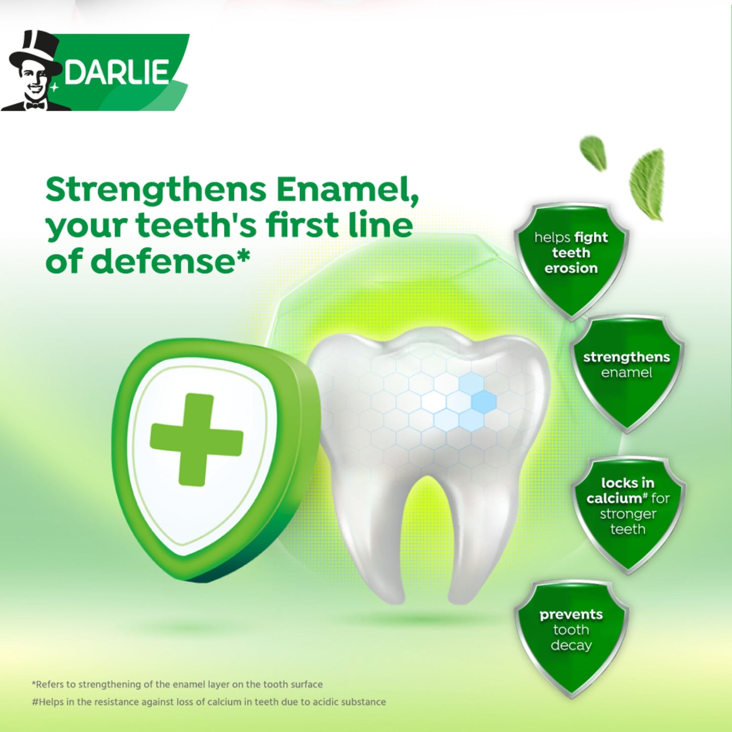 Darlie Double Action Enamel Protect Toothpaste Strong Mint 200g