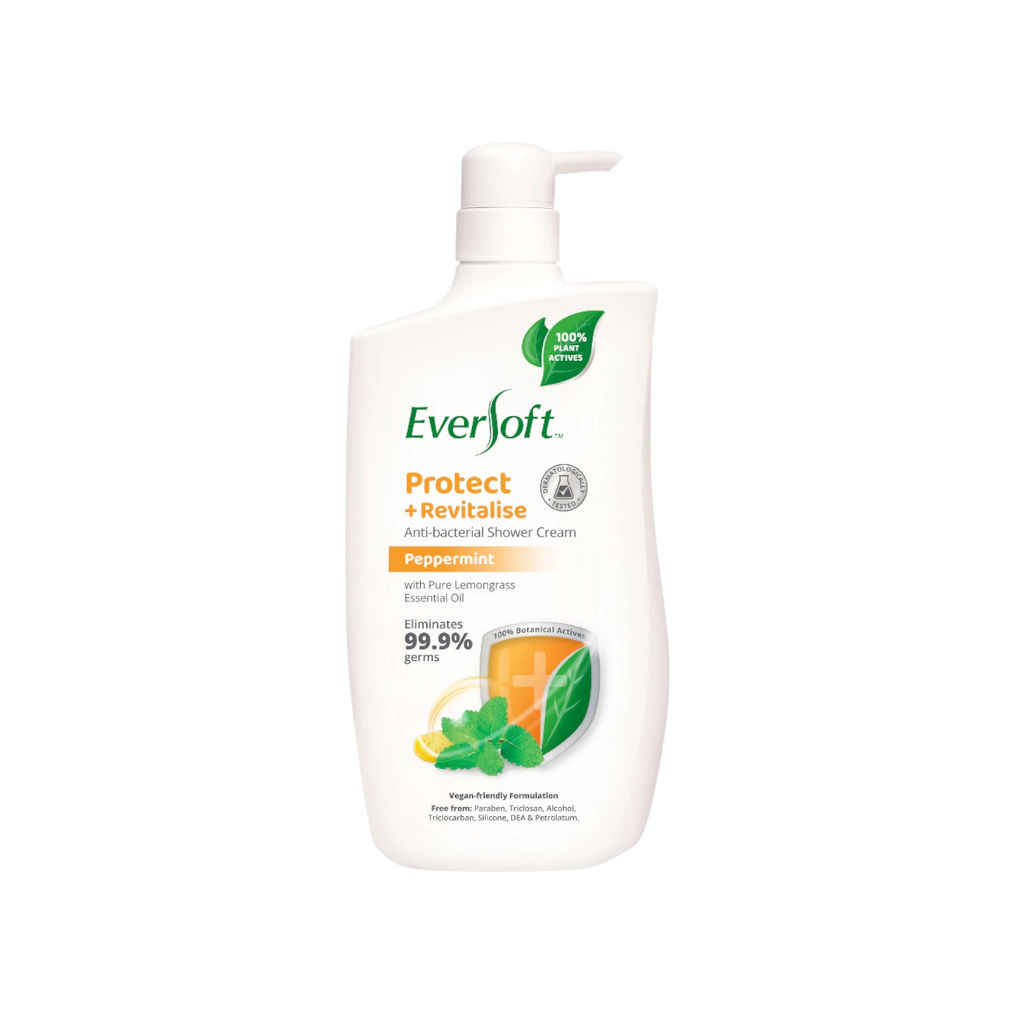 Eversoft Anti-Bacterial Shower Cream Peppermint 950ml