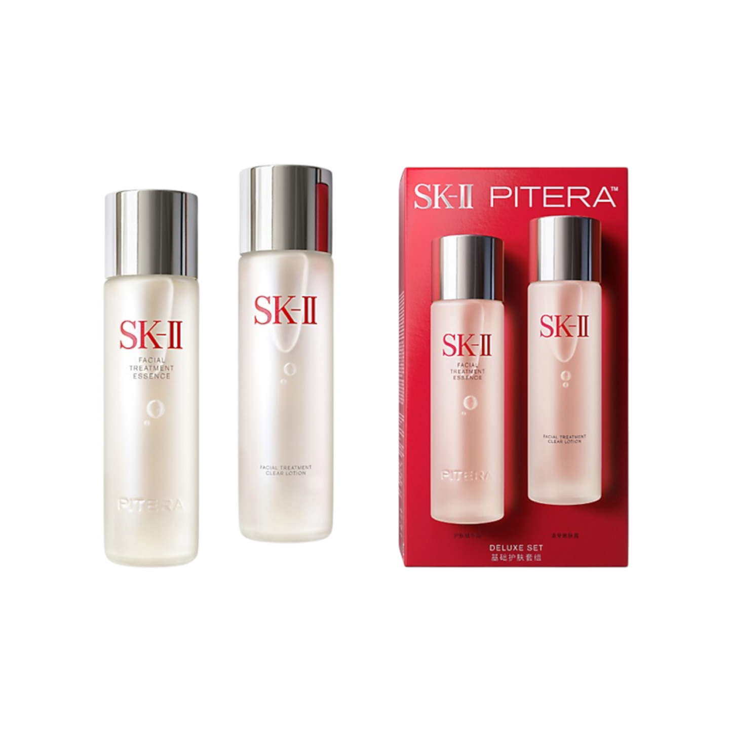 SK-II Pitera Deluxe Set Facial Treatment Clear Lotion + Facial Treatment Essence 230ml