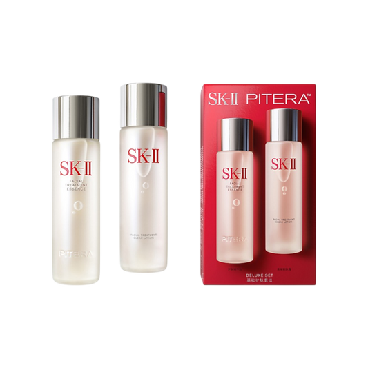 SK-II Pitera Deluxe Set Facial Treatment Clear Lotion + Facial Treatment Essence 230ml SK-II Pitera Deluxe Set Facial Treatment Clear Lotion + Facial Treatment Essence 230ml